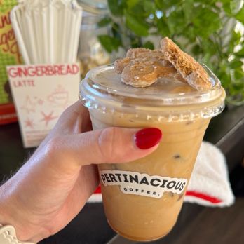 Pertinacious Coffee - Gingerbread latte - Coffee & Tea Near Me - Charlotte, North Carolina Pertinacious Coffee - Gingerbread latte - Coffee & Tea Near Me - Charlotte, North Carolina