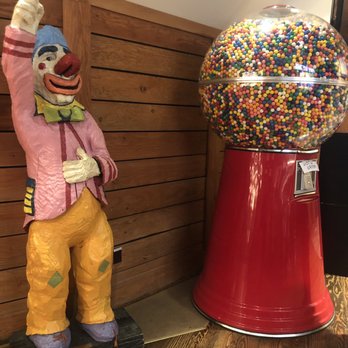 Miners Landing - Clown  & gum balls - New American Near Me - Seattle, Washington