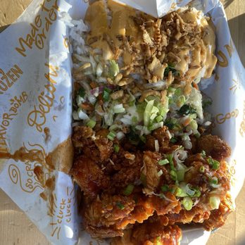 Egg N Bird - Korean Bowl minus the egg with double chicken - Chicken Shop Near Me - Cypress, California Egg N Bird - Korean Bowl minus the egg with double chicken - Chicken Shop Near Me - Cypress, California