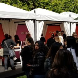 Chanel Beauty House: Put On Red And Attack - The Garden Area: You can retouch your lips or try on different shades with various Chanel MUAs.