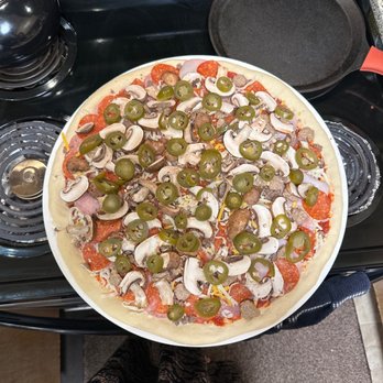 Papa Murphy's - a pizza with mushrooms and peppers - Pizza Near Me - Citrus Heights, California Papa Murphy's - a pizza with mushrooms and peppers - Pizza Near Me - Citrus Heights, California