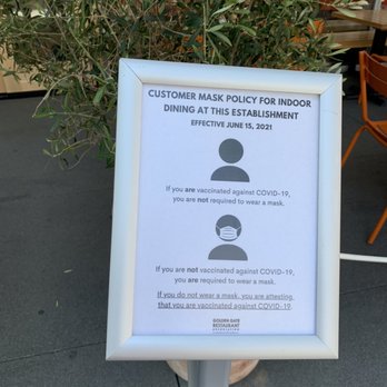Delarosa Bishop Ranch - 06/19/21 mask policy - Pizza Near Me - San Ramon, California
