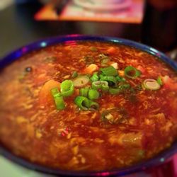 Restaurant Salon Canton - Pictured is a hot and sour soup...one of my favorites.