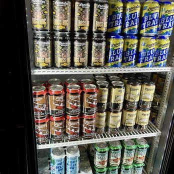 Lancaster Brewing Company Taproom - beer fridge - New American Near Me - Lancaster, Pennsylvania