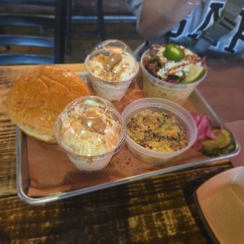 Panther City BBQ - Pulled pork sandwich, banana pudding, nutter butter cheesecake - Caterers Near Me - Fort Worth, Texas Panther City BBQ - Pulled pork sandwich, banana pudding, nutter butter cheesecake - Caterers Near Me - Fort Worth, Texas