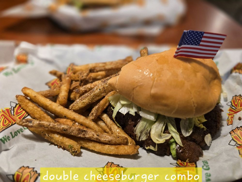 Food from Tay's Burger Shack