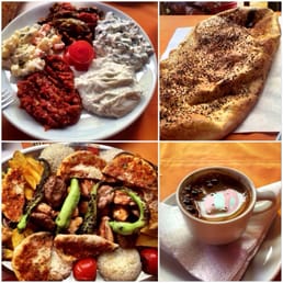 Mixed salad, big fresh bread and mixed grill plate. Mixed salad, big fresh bread and mixed grill plate.