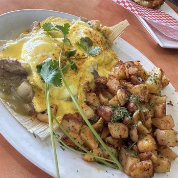 Original Breakfast House - Green Pork Chili Benedict - Breakfast & Brunch Near Me - Phoenix, Arizona