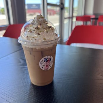 The Great American Bagel - Pistachio latte - Breakfast & Brunch Near Me - Munster, Indiana The Great American Bagel - Pistachio latte - Breakfast & Brunch Near Me - Munster, Indiana