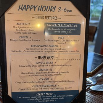 Agave Havensight - Happy hour menu - Sports Bars Near Me - Charlotte Amalie, Virgin Islands Agave Havensight - Happy hour menu - Sports Bars Near Me - Charlotte Amalie, Virgin Islands