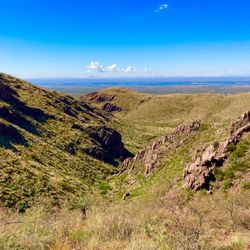 Achenbach Canyon - West facing view near top of dry waterfall
