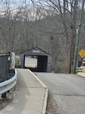 Historic Bulls Covered Bridge by null