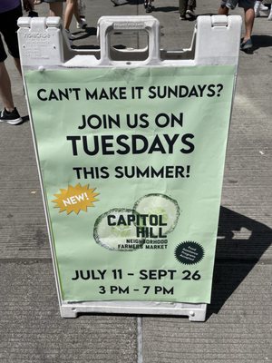 Capitol Hill Sunday Farmers Market by null