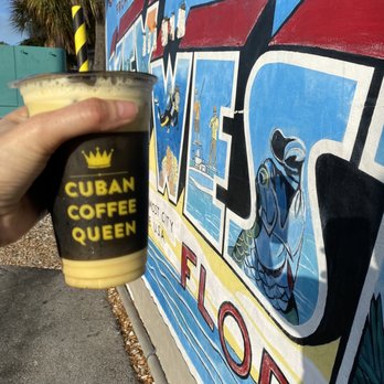 Cuban Coffee Queen Waterfront - Tumeric con Leche - Coffee & Tea Near Me - Key West, Florida Cuban Coffee Queen Waterfront - Tumeric con Leche - Coffee & Tea Near Me - Key West, Florida