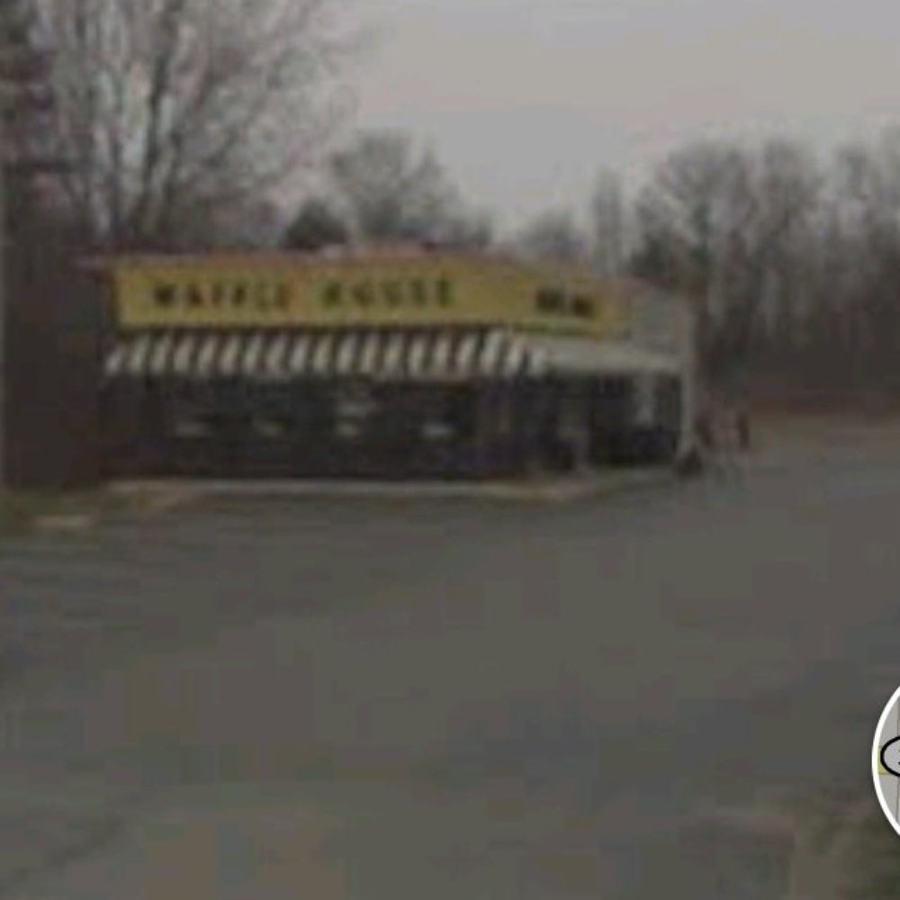 Waffle House - a red car driving down the street - American Near Me - Sunbury, Ohio Waffle House - a red car driving down the street - American Near Me - Sunbury, Ohio