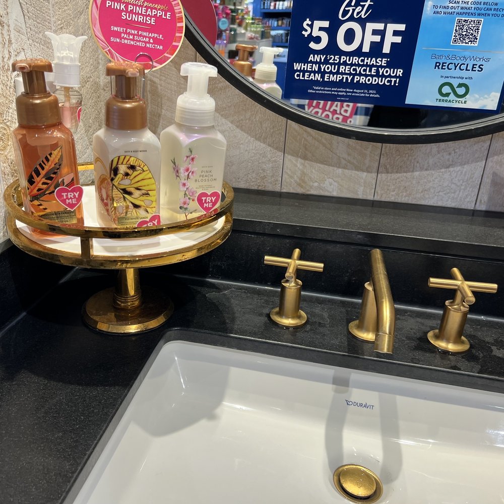 Bath & Body Works - Sink for testing products - Cosmetics & Beauty Supply Near Me - Evergreen Park, Illinois Bath & Body Works - Sink for testing products - Cosmetics & Beauty Supply Near Me - Evergreen Park, Illinois