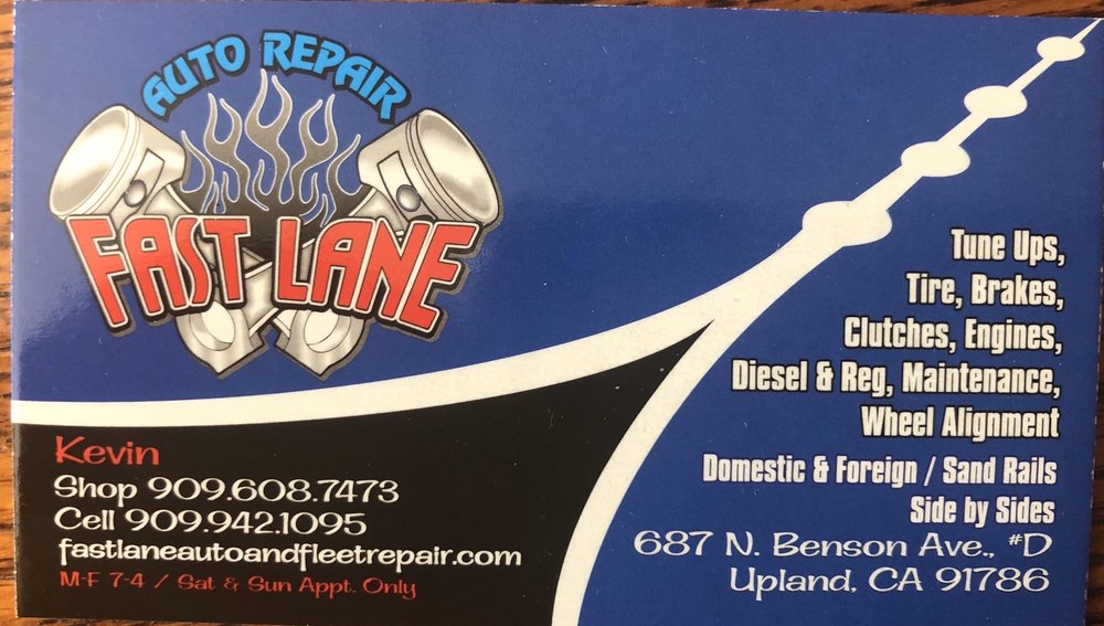 FAST LANE AUTO REPAIR Updated August 2024 687 N Benson Ave, Upland