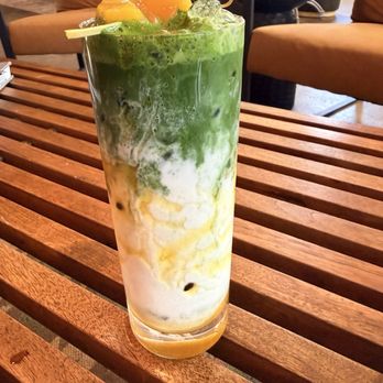 Coffee Concrete - Mango-Passion Fruit Matcha - Coffee & Tea Near Me - St. Petersburg, Florida