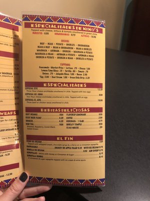Menu photo 5 Nino's Del Sol Alamosa, CO Menu photo 5 Nino's Del Sol Alamosa, CO