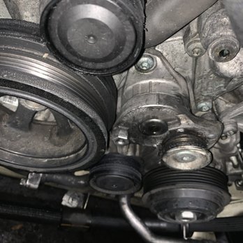 Elite Motorsports - Belt tensioner pulley damage!! Snapped off - Auto Repair Near Me - Hayward, California Elite Motorsports - Belt tensioner pulley damage!! Snapped off - Auto Repair Near Me - Hayward, California