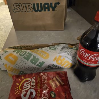 Subway - a bag of chips and a bottle of soda - Sandwiches Near Me - Lombard, Illinois Subway - a bag of chips and a bottle of soda - Sandwiches Near Me - Lombard, Illinois