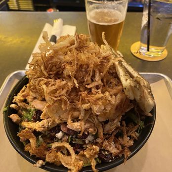 Avenue American Bistro - Brussel sprout salad with chix. - Sports Bars Near Me - Wayne, Michigan