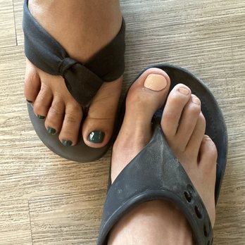 Desert Beauty Lab - The wife and I, her feet are the smaller ones - Nail Salons Near Me - Las Vegas, Nevada