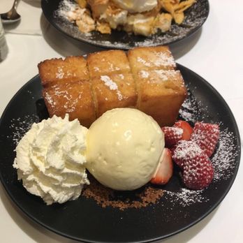Spot Dessert Bar - Front: Golden Toast. Back: Milky Puff. - Desserts Near Me - Flushing, New York Spot Dessert Bar - Front: Golden Toast. Back: Milky Puff. - Desserts Near Me - Flushing, New York