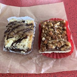 Barnard Street Bakery - A German chocolate bar and a pecan bar!
