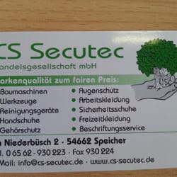 CS Secutec Handels - Visitenkarte