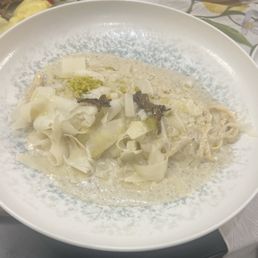 Truffle pasta was divine.