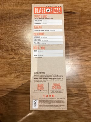Menu photo 3 Blaze Pizza Fresh Meadows, NY