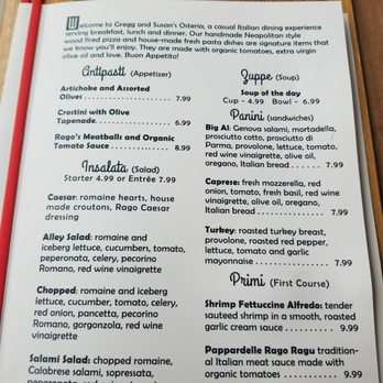 Osteria Rago - Italian Near Me - Bloomington, Indiana