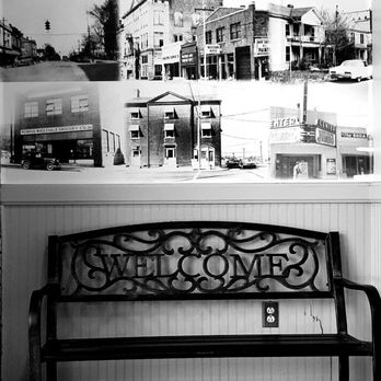 Palace Restaurant - a black and white photo of a bench - Breakfast & Brunch Near Me - Monroe, North Carolina Palace Restaurant - a black and white photo of a bench - Breakfast & Brunch Near Me - Monroe, North Carolina