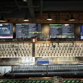 Raleigh Beer Garden - So many taps! - Beer Gardens Near Me - Raleigh, North Carolina