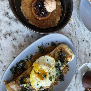 First Mile Kitchen - Flying Breakfast Burrito and the Malt Pancake. - New American Near Me - Wichita, Kansas