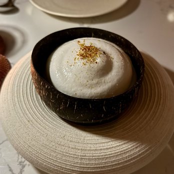 Kidilum - Ilaneer Payasam (coconut nectar, toasted coconut cream) - Indian Near Me - New York, New York Kidilum - Ilaneer Payasam (coconut nectar, toasted coconut cream) - Indian Near Me - New York, New York