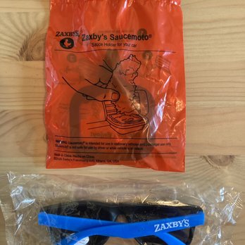 Zaxbys - Zaxby's Grand Reopening Swag: Saucemoto® and Sunglasses - Fast Food Near Me - Roanoke, Virginia Zaxbys - Zaxby's Grand Reopening Swag: Saucemoto® and Sunglasses - Fast Food Near Me - Roanoke, Virginia