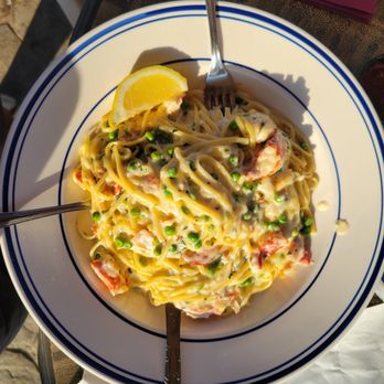 The Chart Room - lobster carbonara - Seafood Near Me - Bar Harbor, Maine The Chart Room - lobster carbonara - Seafood Near Me - Bar Harbor, Maine