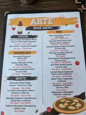 Menu photo 4 Arte Pizza Fernandina Beach, FL