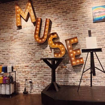 Muse Paintbar - Signage - Art Classes Near Me - Virginia Beach, Virginia
