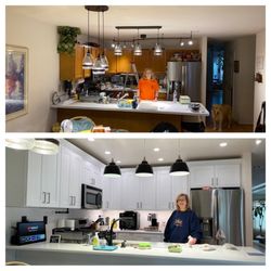 Strong Granite & Cabinets - From 30 year old "Builder's Special" to a modern kitchen in a week.