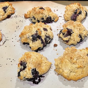 Dixie's Kitchen - Hannah Mountain Resources - Blueberry Biscuits - Gluten-free! - Personal Chefs Near Me Dixie's Kitchen - Hannah Mountain Resources - Blueberry Biscuits - Gluten-free! - Personal Chefs Near Me