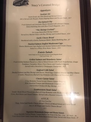 Menu photo 7 Stacy's Covered Bridge Restaurant Cottage Grove, OR Menu photo 7 Stacy's Covered Bridge Restaurant Cottage Grove, OR