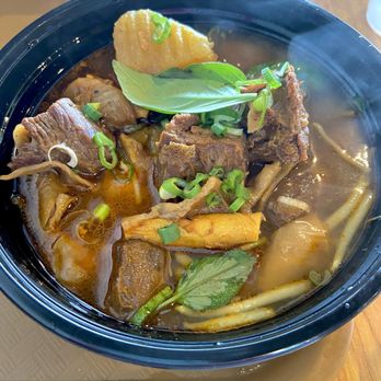 Paris Bánh Mì- St. Louis - Beef noodle stew with egg noodle. Lot of chewy pieces, but flavorful - Sandwiches Near Me - St. Louis, Missouri Paris Bánh Mì- St. Louis - Beef noodle stew with egg noodle. Lot of chewy pieces, but flavorful - Sandwiches Near Me - St. Louis, Missouri