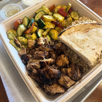 The Kebab Shop - Combo plate - Mediterranean Near Me - Costa Mesa, California