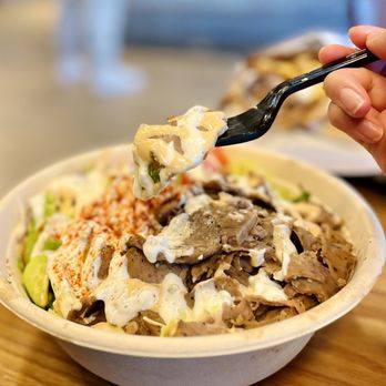Nick the Greek - Beef/lamb Gyro Bowl - Greek Near Me - Los Angeles, California Nick the Greek - Beef/lamb Gyro Bowl - Greek Near Me - Los Angeles, California
