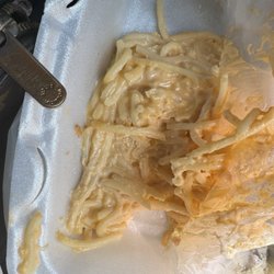 3 Southern Girls - Their version of Mac & Cheese. Spaghetti & Cheese it actually is. ‍