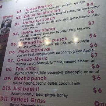 Bobo's Smoothies - Menu - Juice Bars & Smoothies Near Me - Brooklyn, New York