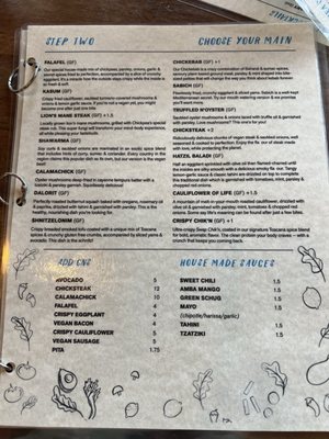 Menu photo 2 Chickpea Vancouver, BC